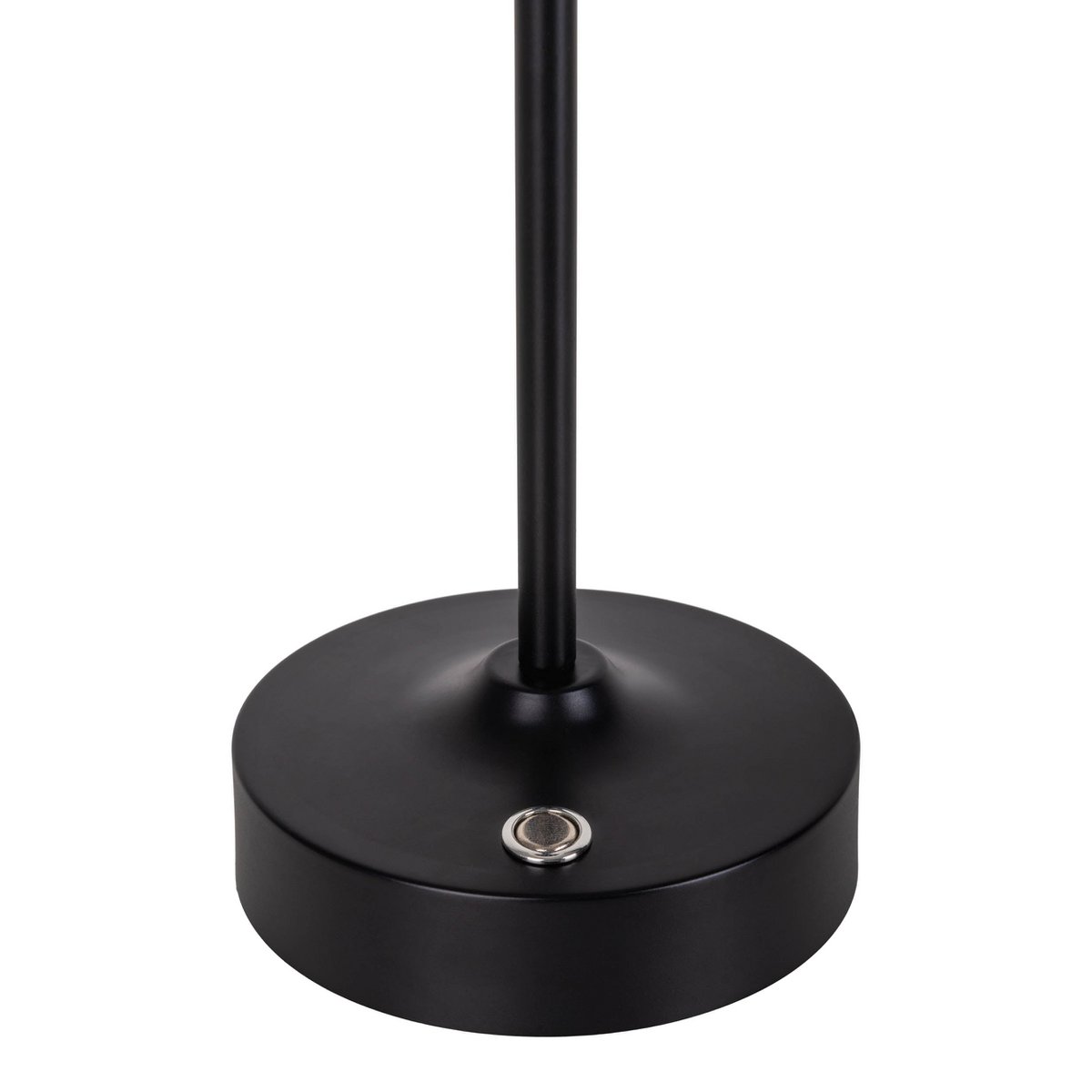 LED Acculamp Pina Zwart/Wit Glas - 30 cm