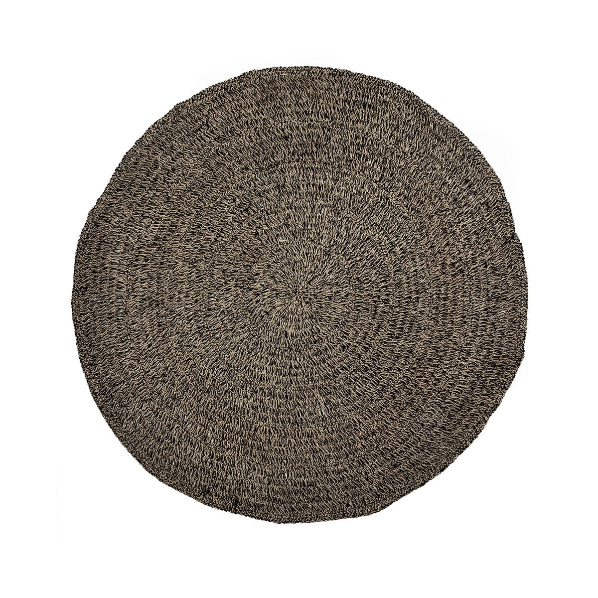 Tapijt Zeegras naturel zwart - 200 cm