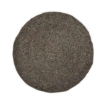 Tapijt Zeegras naturel zwart - 200 cm