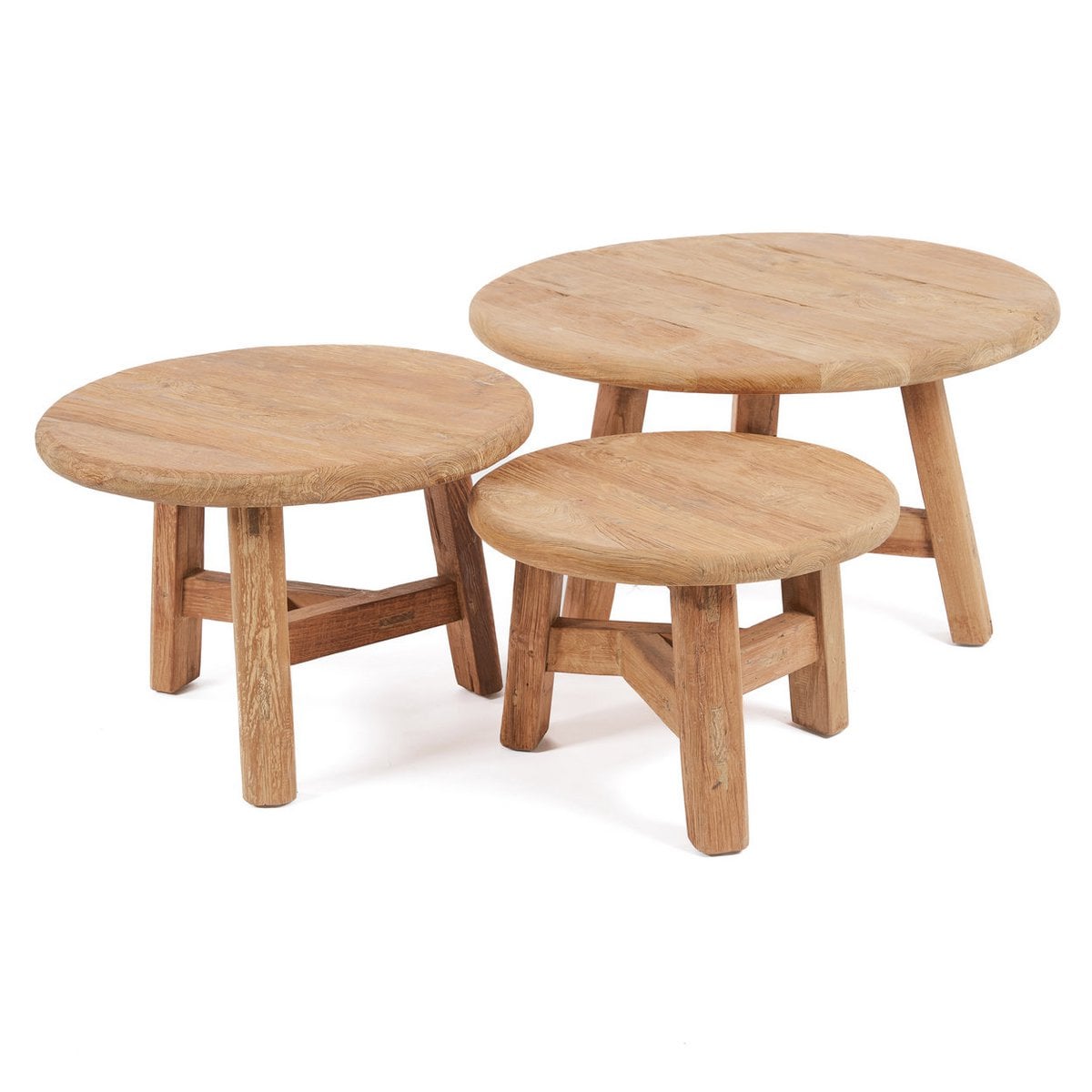Teakhouten salontafel Fusuma naturel