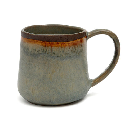 Keramische koffiemok coa blauw (Set van 6)