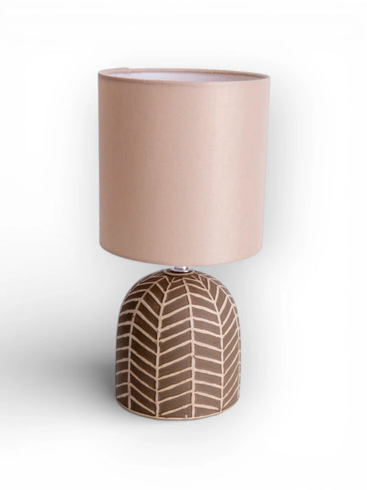 Keramische Tafellamp Folio Bruin - 27,5 cm (E14)