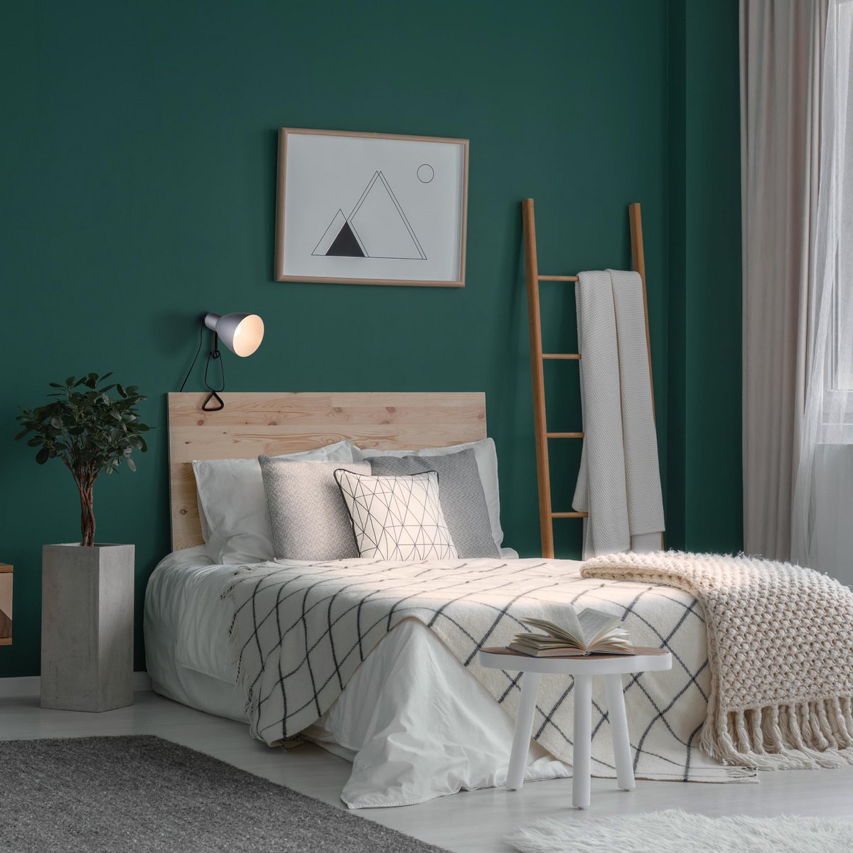 Klemlamp Mara Mat Wit - 28 cm (E14)