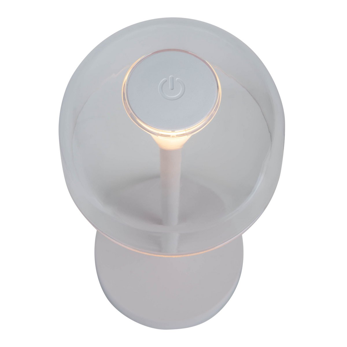 LED Acculamp Gomba Wit (Set van 2) - 18,5 cm
