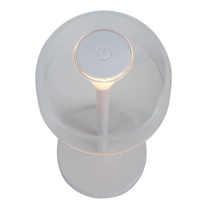 LED Acculamp Gomba Wit (Set van 2) - 18,5 cm