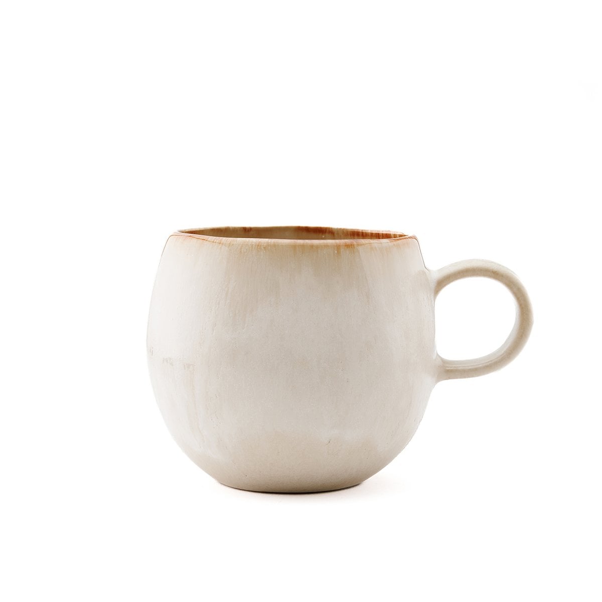 Porseleinen mok Cascais creme (Set van 6)