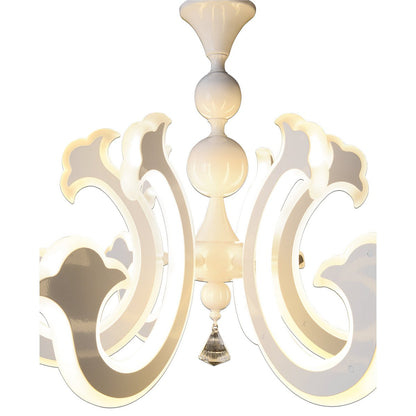 LED Kroonluchter Ludwig Wit - Ø 66 cm