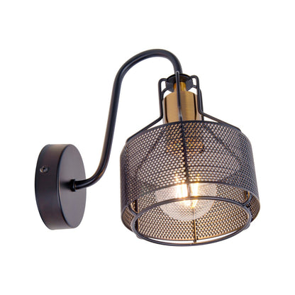 Wandspot Foro Metaal Zwart (E27)