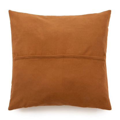 Leren kussenhoes The four panel camel - 60x60 cm