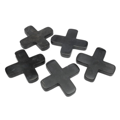 Marmeren pannenonderzetter Nova zwart - 12 cm