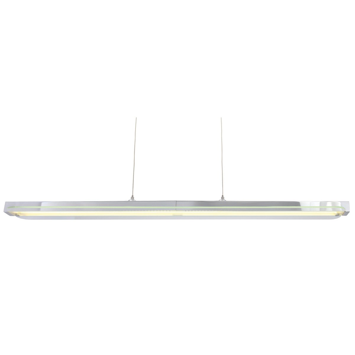 LED hanglamp "balk" in totaal 18W, 100 cm lang, met stevig ingebouwde LED's, dimbaar, kleurtemperatuur verstelbaar, voor eetkamer en kantoor - OutHome