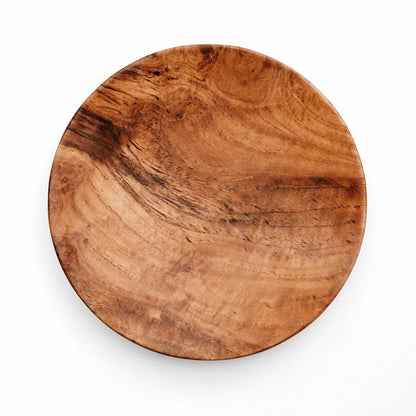 Teak ronde plaat Root