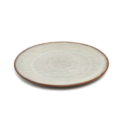 Porseleinen saladebord Peniche creme bruin (set van 6)