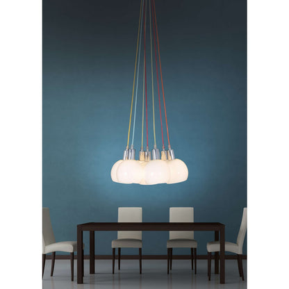 Hanglamp Regenboog Bowl 7-Lichts (E14)