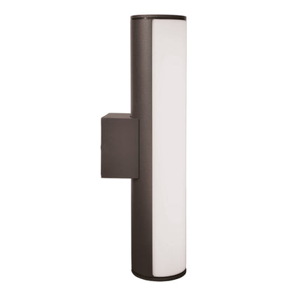 LED - wandlampen "Flair", 30 cm gemaakt van grijs metaal en plastic, met geïntegreerde LED - OutHome