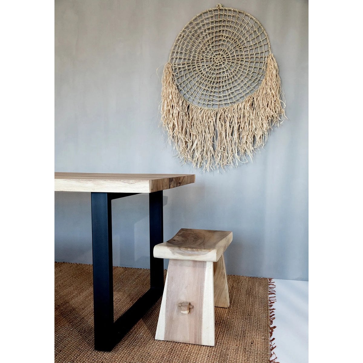 Waterhyacint tapijt Killing field naturel - 260 x 180 cm