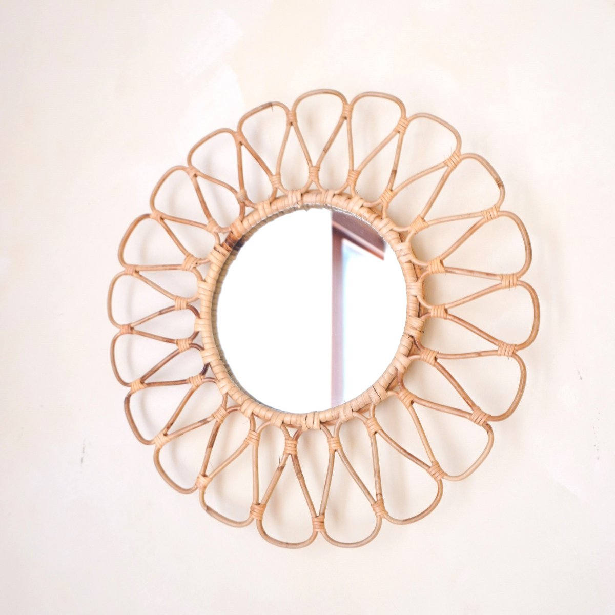 Wandspiegel Rotan Daau - Ø 38 cm