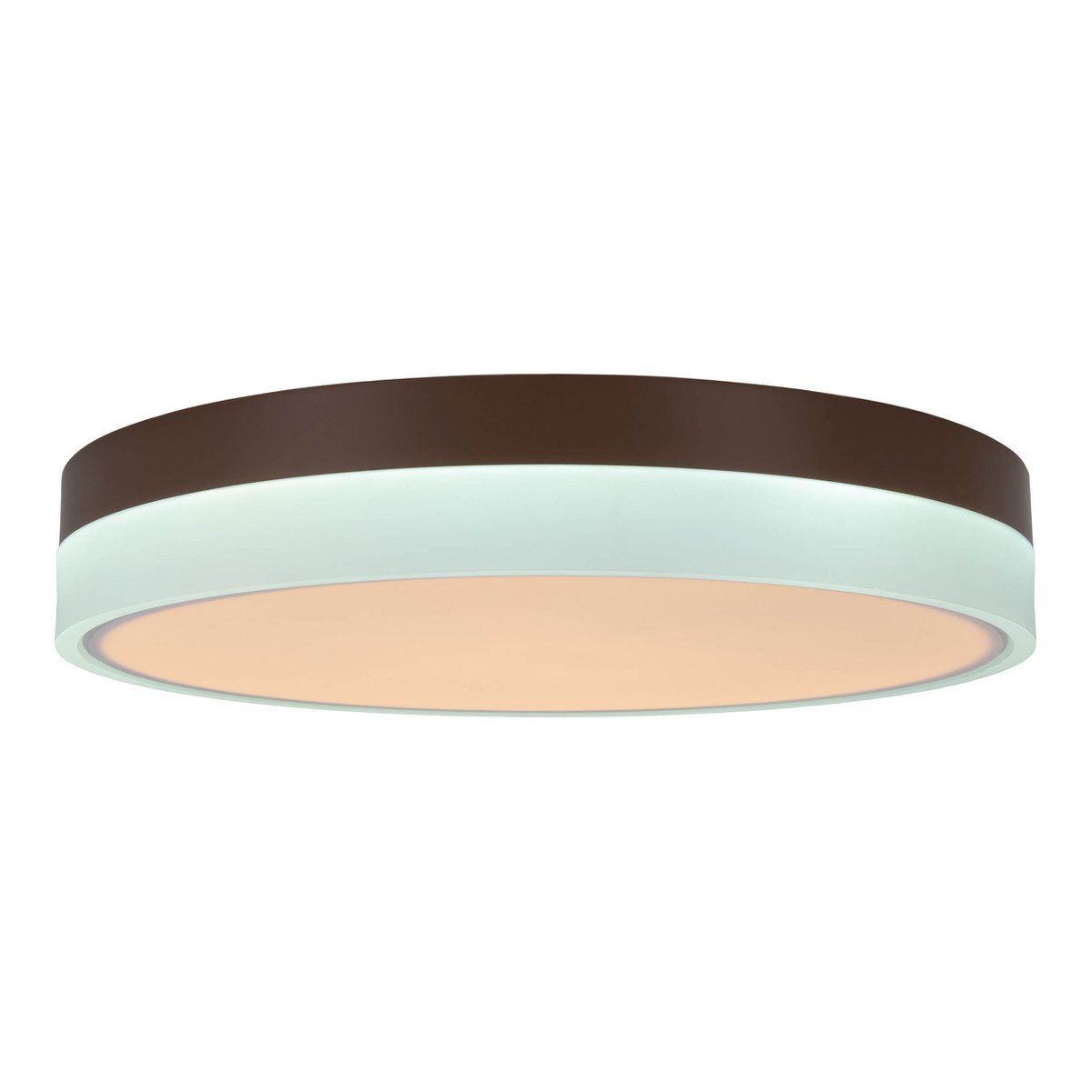 LED Plafondlamp Lola Bruin/Wit - Ø 50 cm (CCT/Nachtlicht)