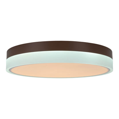 LED Plafondlamp Lola Bruin/Wit - Ø 50 cm (CCT/Nachtlicht)