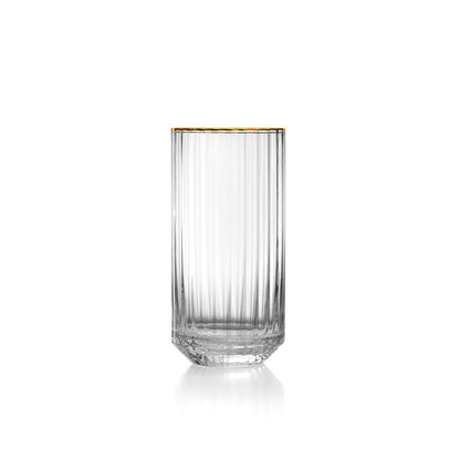Glazen highballglas Golden sip natuurlijk goud