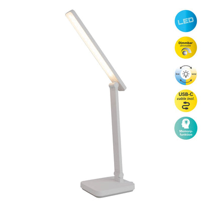 LED Tafellamp Mover Wit - 38 cm (Dimbaar/CCT)
