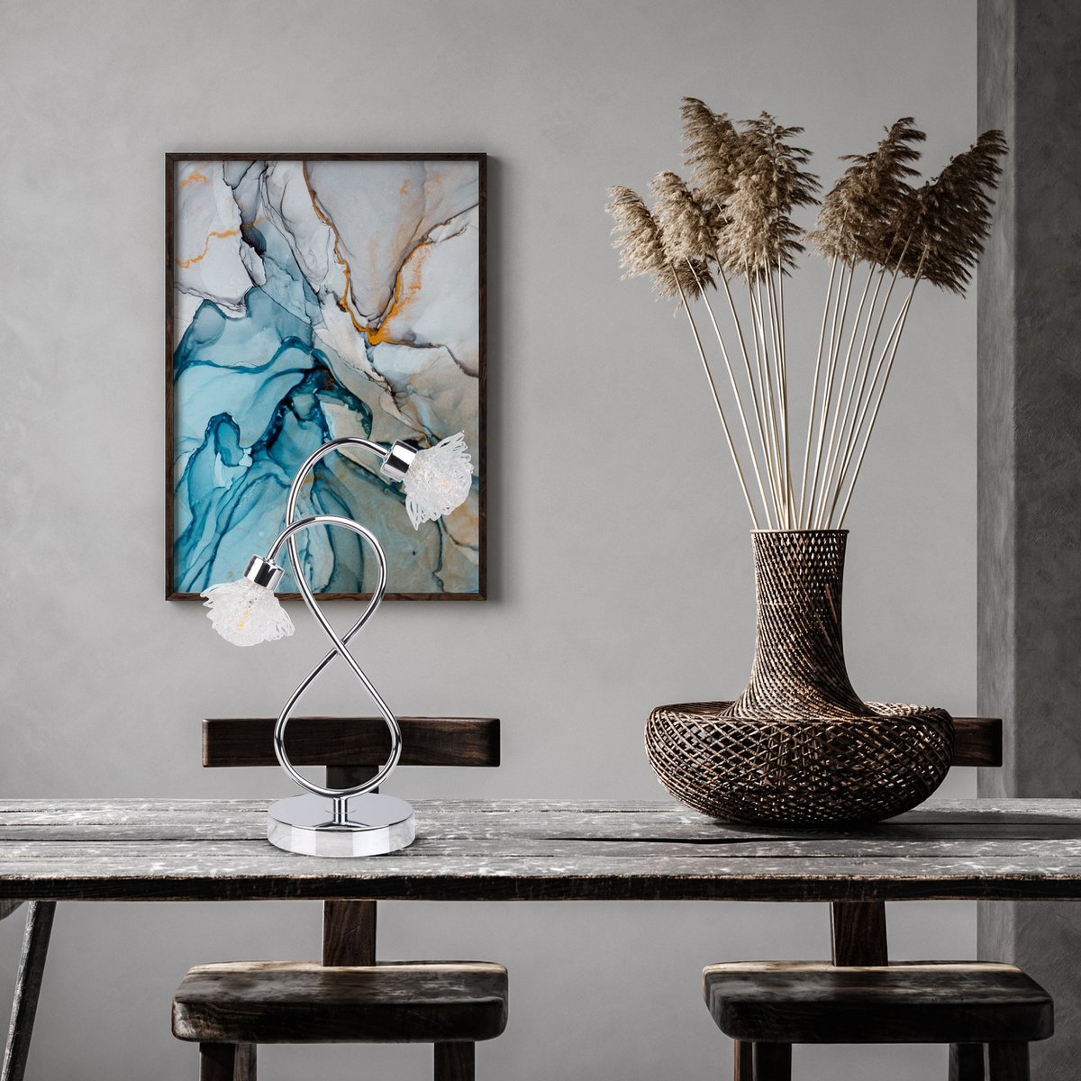 LED Tafellamp Bloem - 38 cm