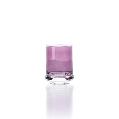 Glazen beker Tumbler paars