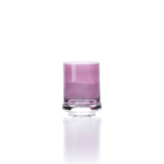 Glazen beker Tumbler paars