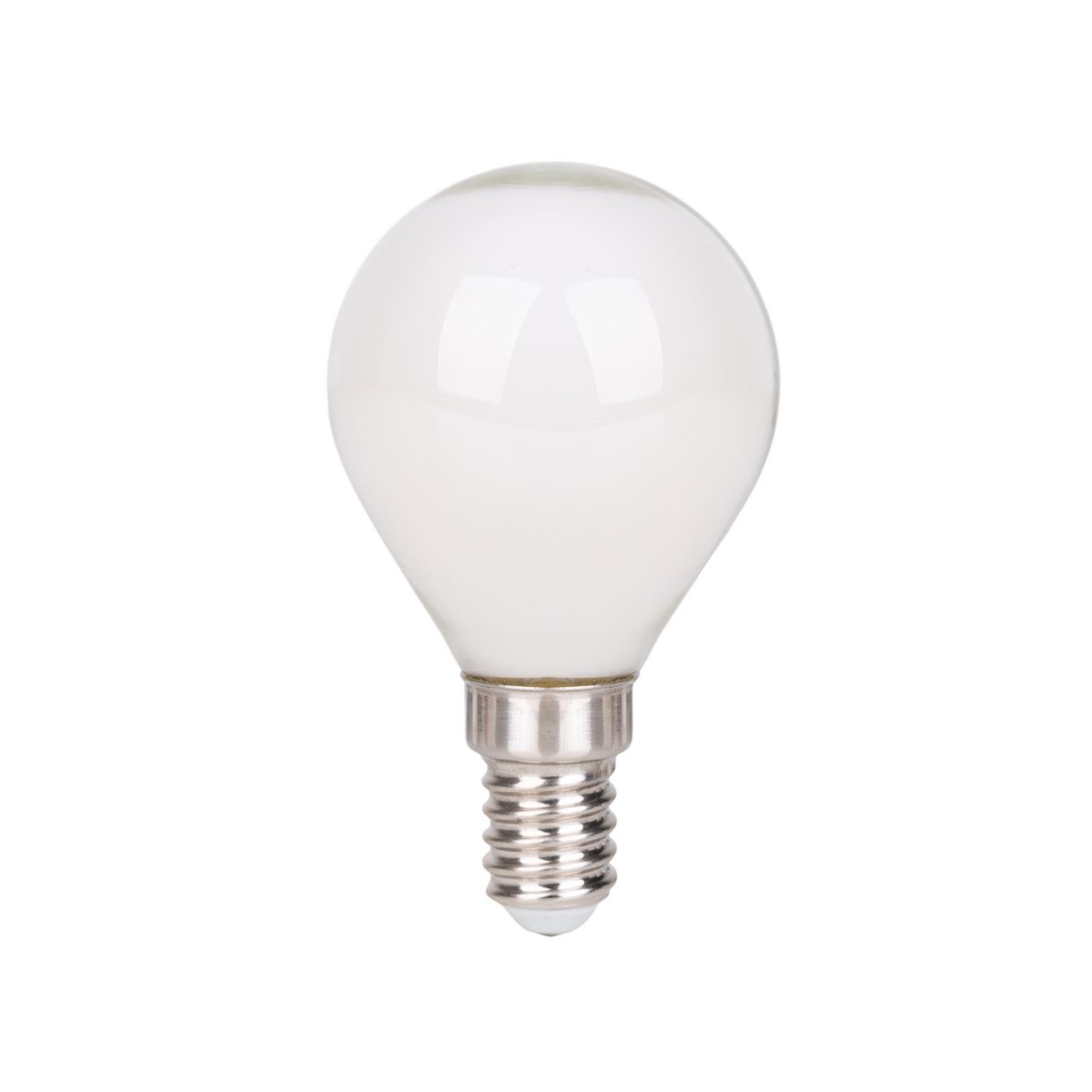 LED-lampenset Peervorm (6-delig) - E14, 4W, Opaalglas