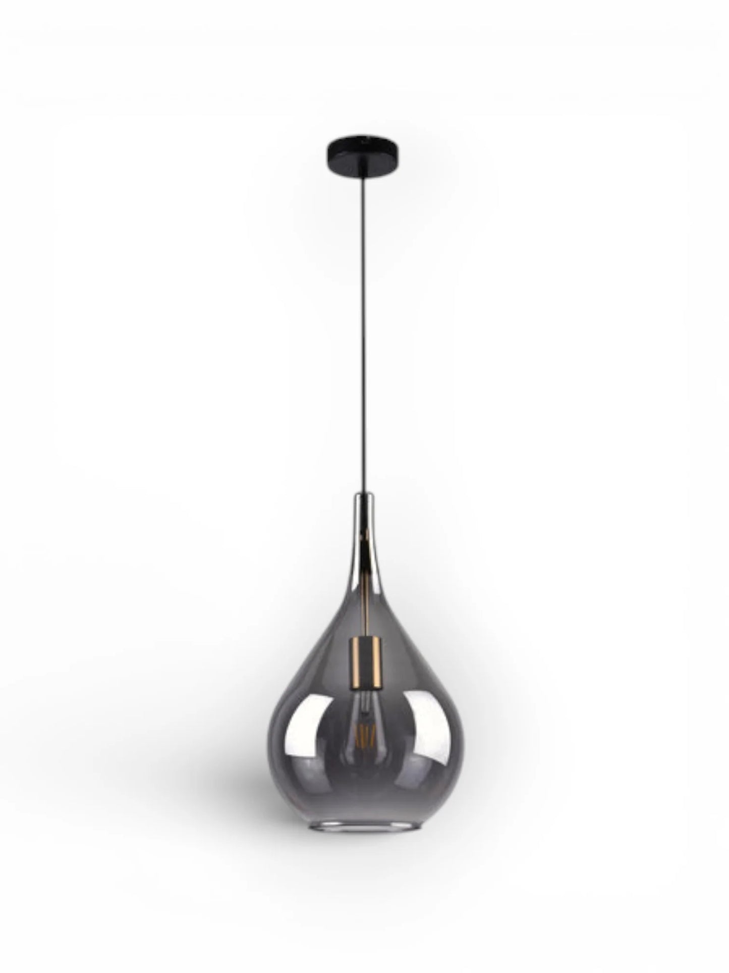 Hanglamp Gota Rookglas - Ø 25 cm (E27)
