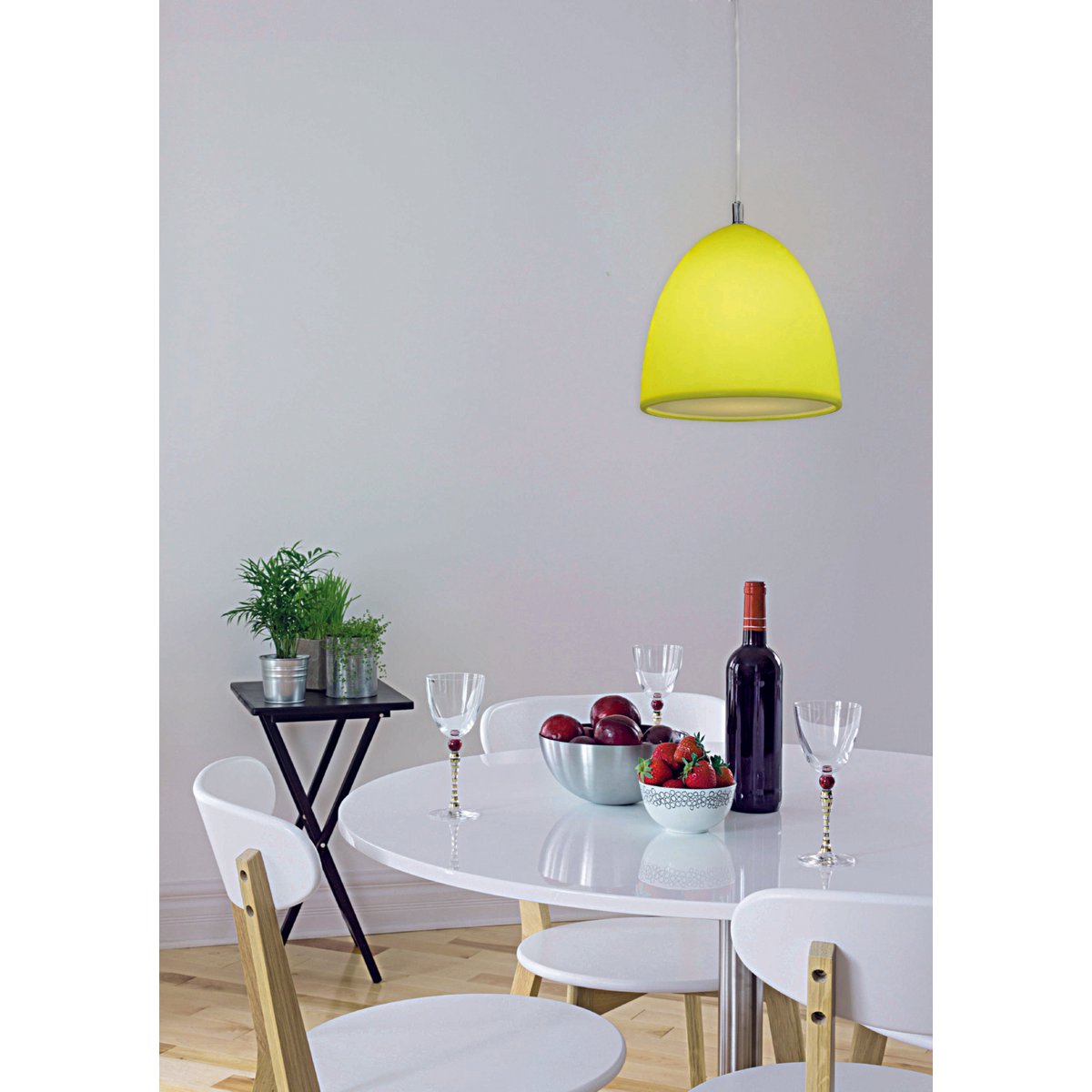 Siliconen hanger lamp "Catinus" Ø 25 cm, gemaakt van groen siliconen, E27 - OutHome