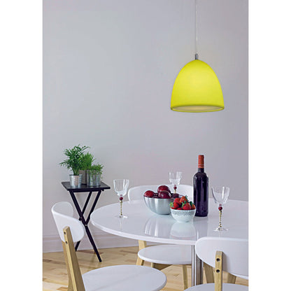 Siliconen hanger lamp "Catinus" Ø 25 cm, gemaakt van groen siliconen, E27 - OutHome