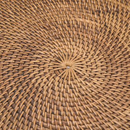 Rattan dienblad Rise natuurlijk bruin - 50 cm