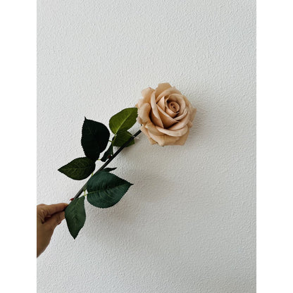 Kunstbloemen Hand touch champagne - 72 cm (Set van 2)