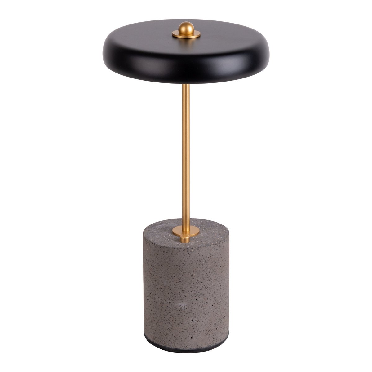 Acculamp Seta Zwart Metaal/Beton - 30 cm