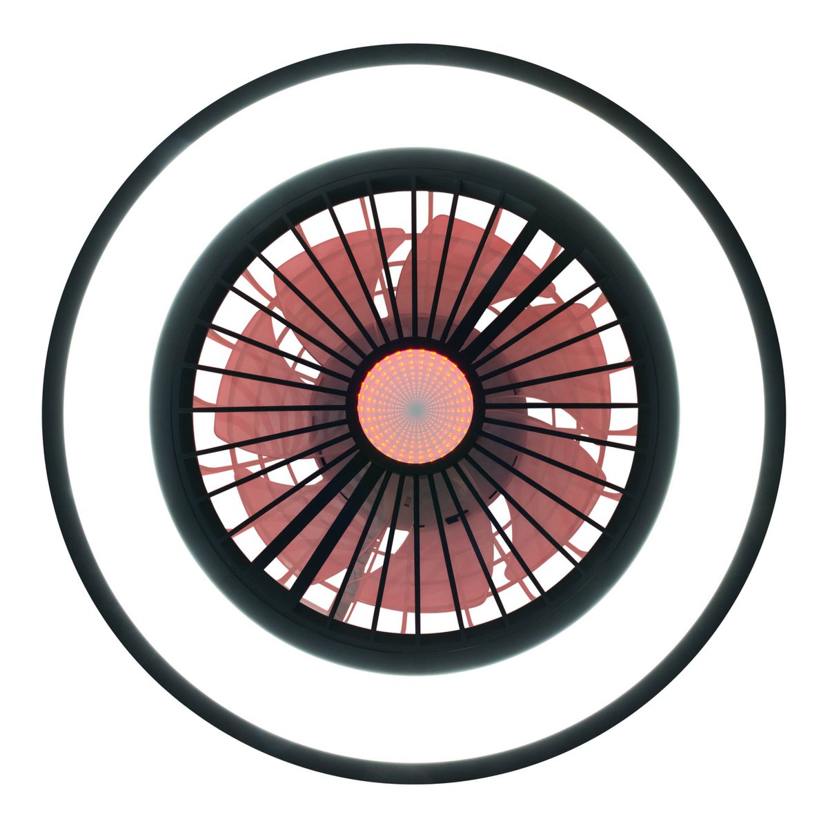 LED Plafondlamp + Ventilator Arrioso - Ø 54 cm