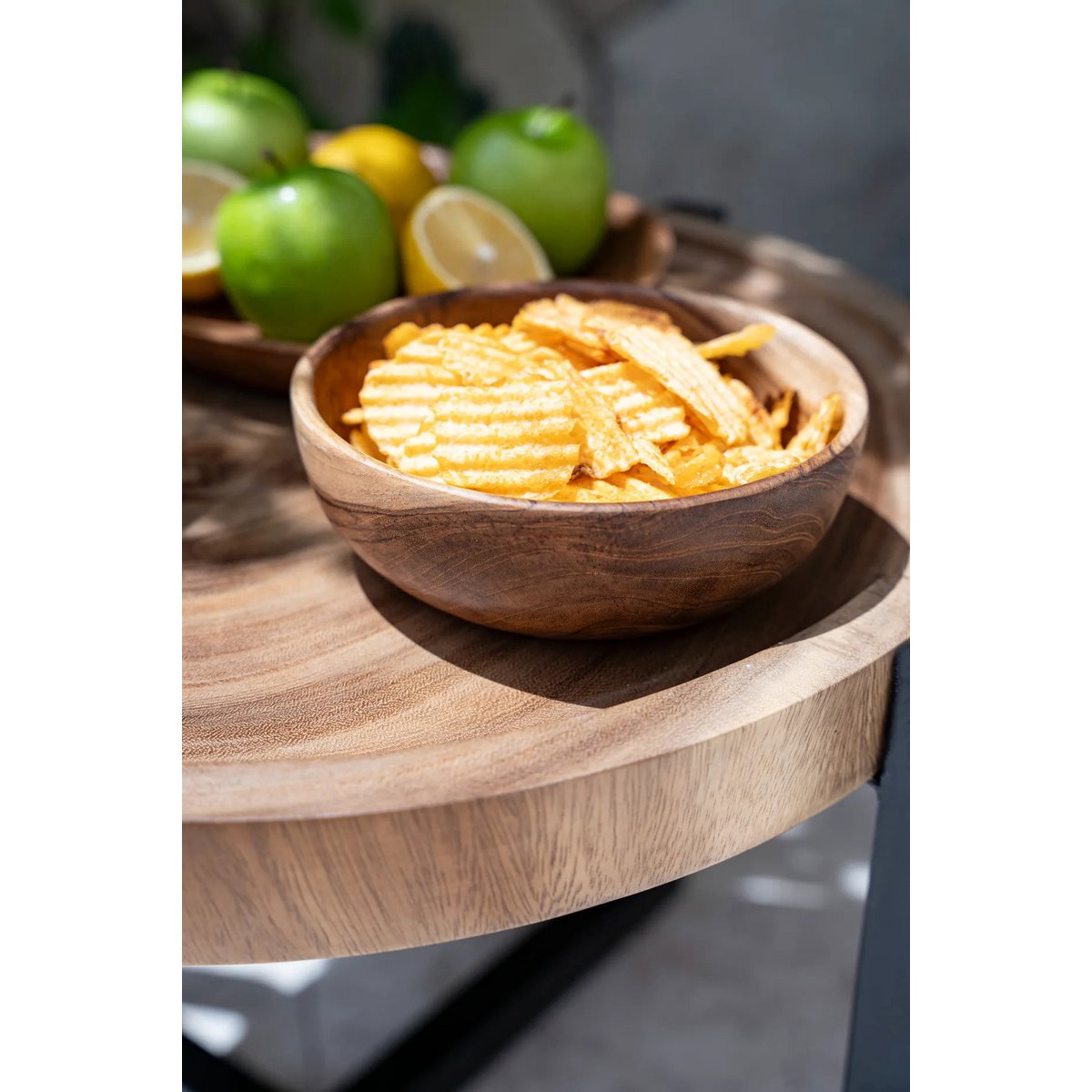 Teakwortel snackschaal Root natuurkleur - S