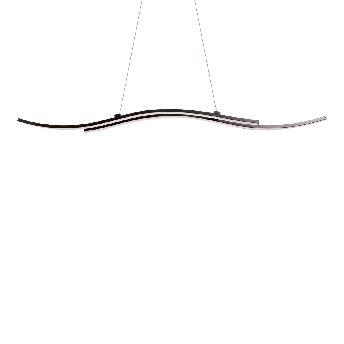 LED Hanglamp Onda Zwart - 96 cm