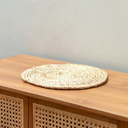 Raffia Placemat Rond Urup - Set van 2, 4 of 6