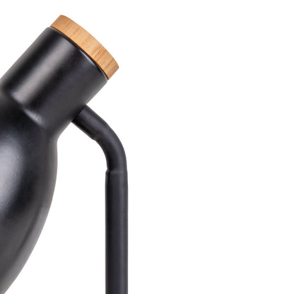 Bureaulamp Marie Zwart Hout/Metaal - 36,5 cm (E14)