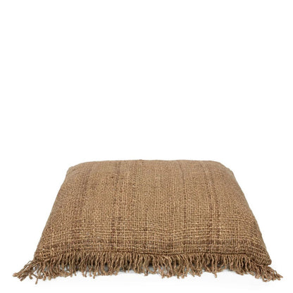 Katoenen kussenhoes bruin - 60 cm