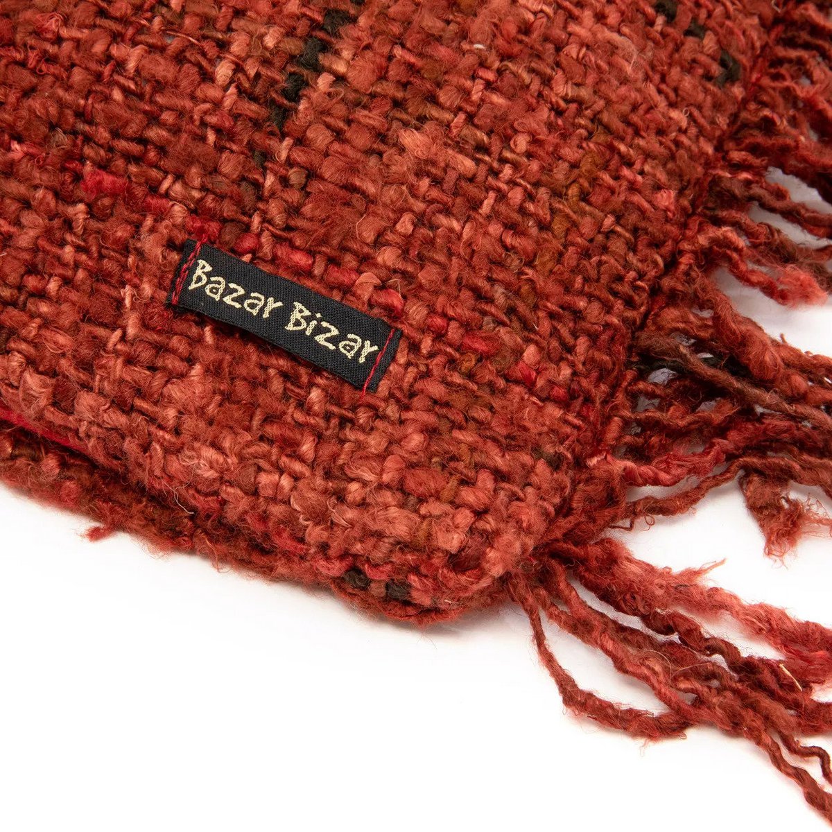 Katoenen kussenhoes Oh my gee kersenrood - 60 cm