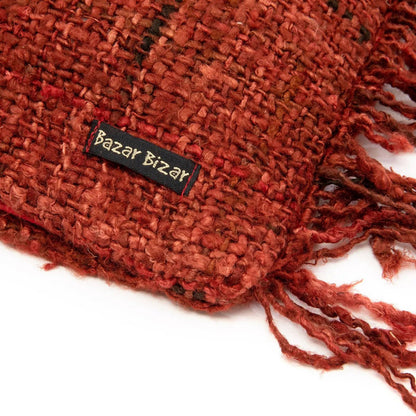 Katoenen kussenhoes Oh my gee kersenrood - 60 cm