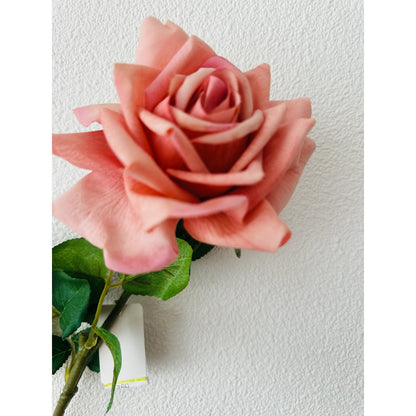 Kunstbloem Rose roze - 72 cm