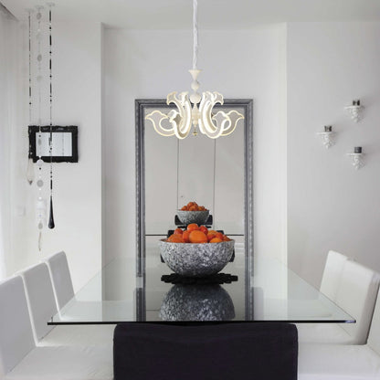 LED Kroonluchter Ludwig Wit - Ø 66 cm