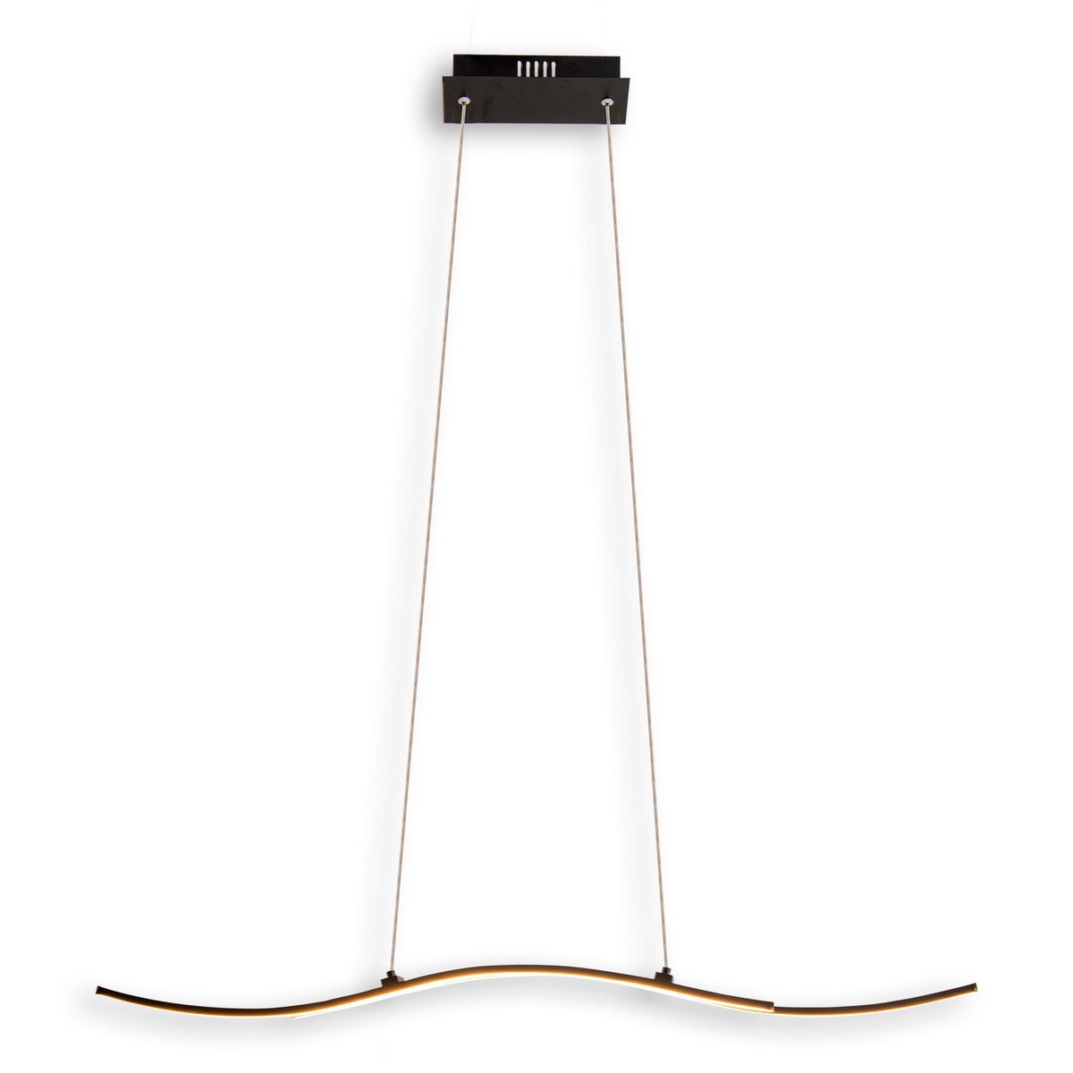 LED Hanglamp Onda Zwart - 96 cm