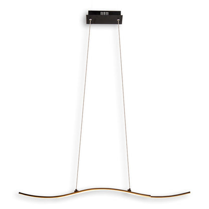 LED Hanglamp Onda Zwart - 96 cm
