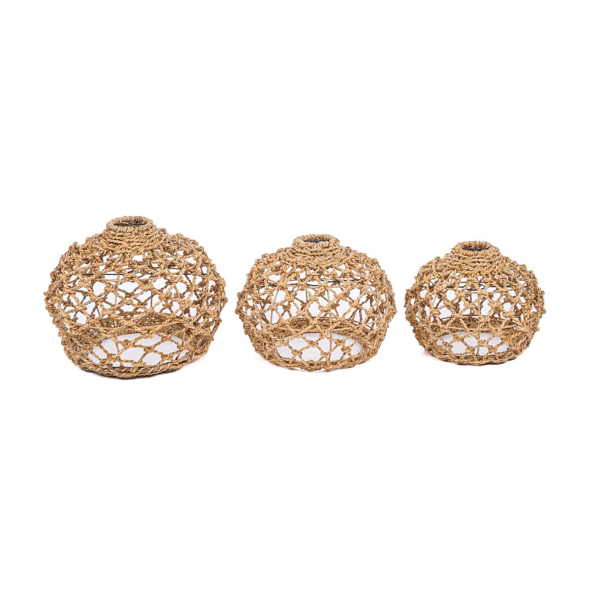 Rotan hanglamp Banara naturel - L