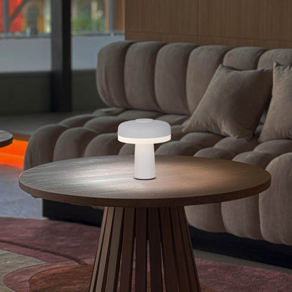 Snoerloze Tafellamp Pilu Wit - 16,5 cm (Touch/Dimbaar)