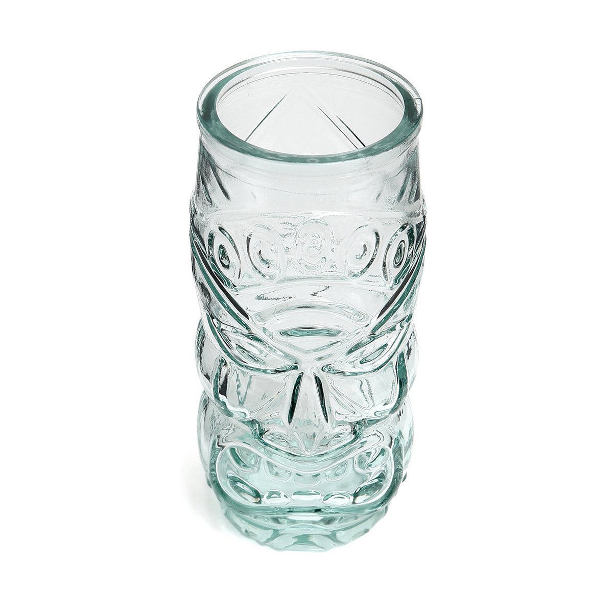 Glazen tiki glas Tikiglas blauw
